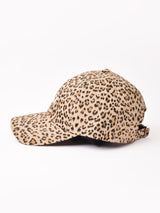 レオパード柄 刺繍入り キャップ「JUNGLE」