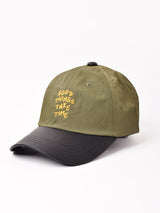 刺繍入り ナイロンキャップ「GOOD THINGS」