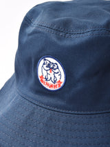 【2色展開】刺繍入り バケットハット「TRIPLE」