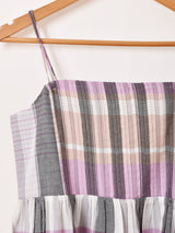 【3色展開】Emerald Motel チェック柄 キャミソールワンピース