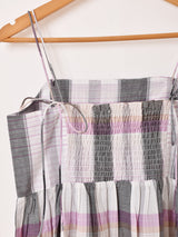 【3色展開】Emerald Motel チェック柄 キャミソールワンピース