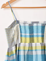 【3色展開】Emerald Motel チェック柄 キャミソールワンピース