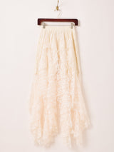 【2色展開】Meridian レース スパイラル フリルパンツ