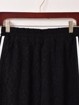 【2色展開】Meridian ライン入り レースパンツ