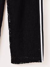 【2色展開】Meridian ライン入り レースパンツ