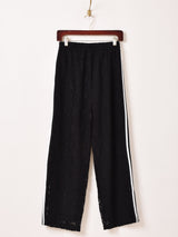 【2色展開】Meridian ライン入り レースパンツ