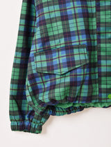 【2色展開】Elcamino チェック柄 フェイクスエード ショートブルゾン