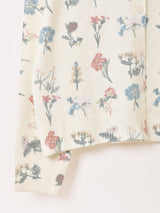 【4色展開】Meridian 総柄 アソートプリント カーディガン