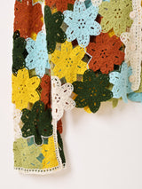 Elcamino フラワー クロシェ カーディガン