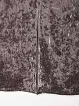 【2色展開】Meridian ハイネック ベロア ノースリーブワンピース