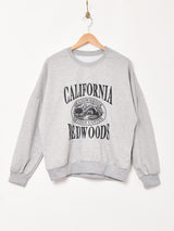 【2色展開】 プリントスウェットシャツ「CALIFORNIA」