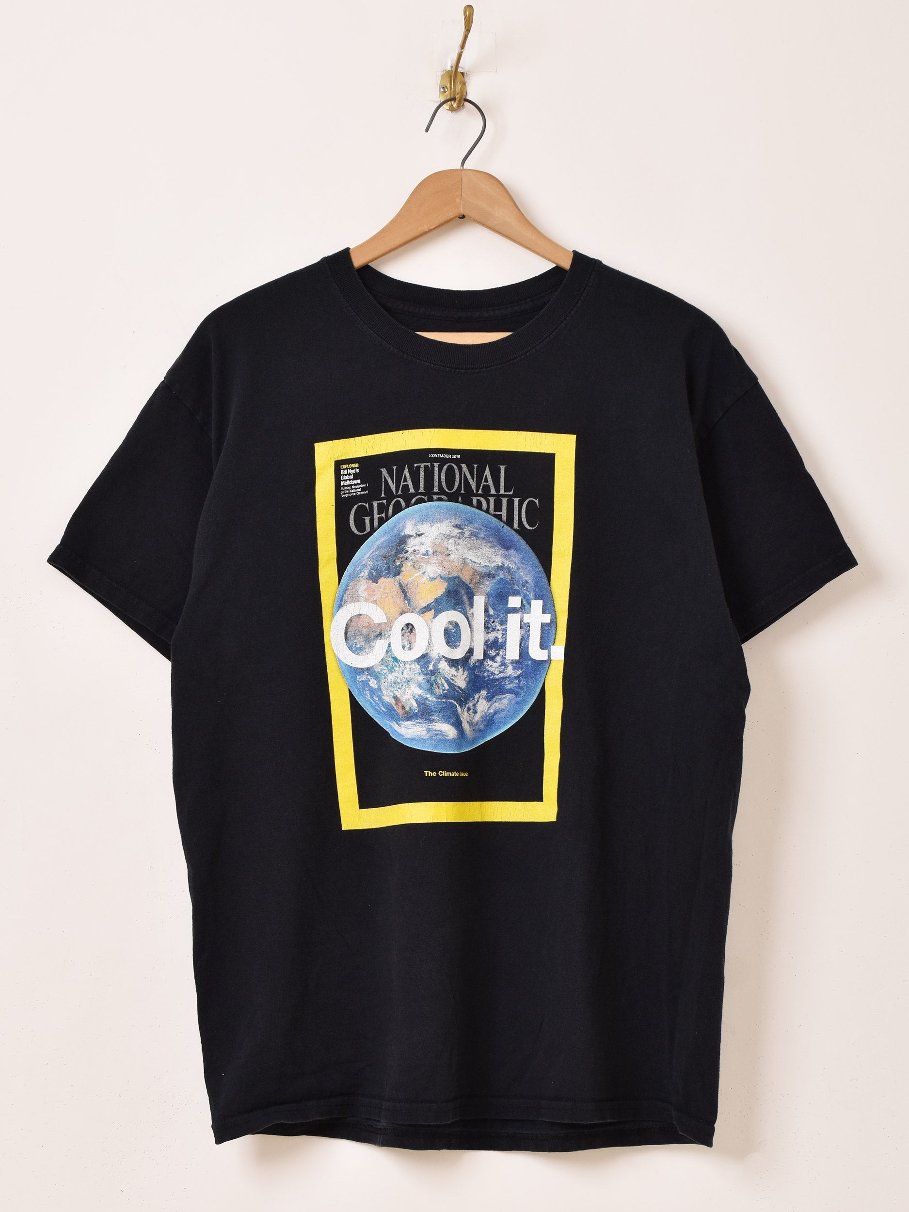 NATIONAL GEOGRAPHIC 地球 プリント Tシャツ – 古着屋Top of the Hill