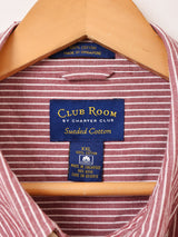 リメイク ラッフルスリーブ ストライプ 長袖シャツ