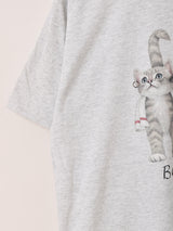 90's〜 猫 Bob Harrison プリントTシャツ