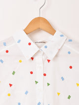 【2色展開】Elcamino アソート 刺繍 半袖シャツ