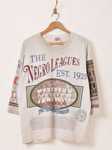 90's〜 アメリカ製 NEGRO LEAGUES 野球 プリントTシャツ