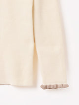 【5色展開】Meridian フリル タートルネック セーター