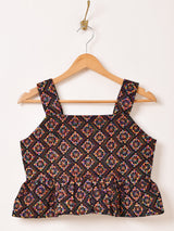 【2色展開】Emerald Motel カラフル刺繍 ビスチェ