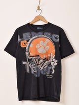 90's〜 CLEMSON TIGER フットボール プリントTシャツ