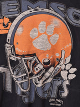 90's〜 CLEMSON TIGER フットボール プリントTシャツ