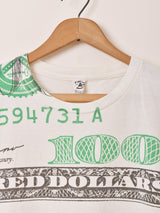 00’s 100ドル 偉人 プリントTシャツ