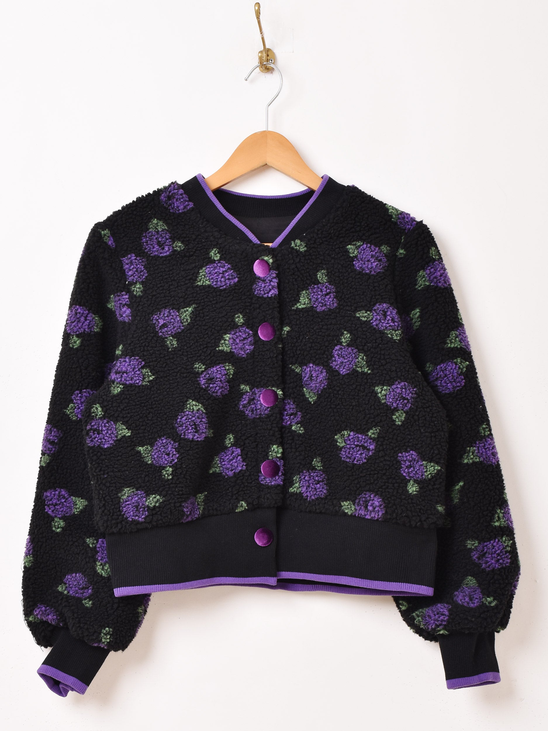 2色展開】Elcamino 花柄 ショート ボアジャケット – 古着屋Top