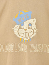 【2色展開】Backers プリントTシャツ「WOODLAND VARSITY」