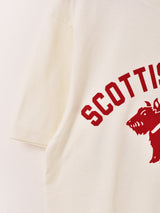 【2色展開】Backers フロッキープリント Tシャツ「SCOTTISH TERRIER」