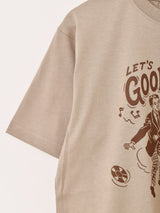 【2色展開】 プリントTシャツ「GOOD ROCKIN」