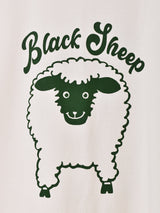 【2色展開】 プリント リンガーTシャツ「Black Sheep」