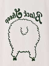 【2色展開】 プリント リンガーTシャツ「Black Sheep」