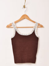 【3色展開】Meridian レース キャミソール