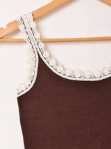 【3色展開】Meridian レース キャミソール