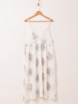 【2色展開】Emerald Motel 刺繍 オーガンジー キャミソールワンピース