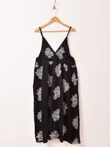 【2色展開】Emerald Motel 刺繍 オーガンジー キャミソールワンピース