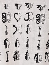 Emerald Motel モノグラム柄 半袖 オープンカラーシャツ