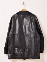 イタリア製 "conbipel" ダブルレザージャケット