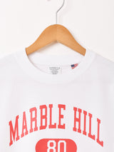 プリントTシャツ 「MARBLE HILL ATHLETICS 80」
