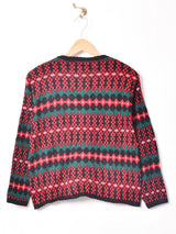 総柄 カーディガン