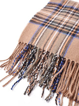 【15色展開】大判 チェック柄ストール