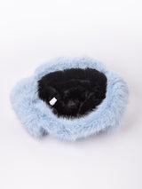 【4色展開】フェイクファー フライトキャップ