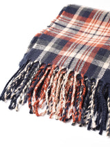 【15色展開】大判 チェック柄ストール