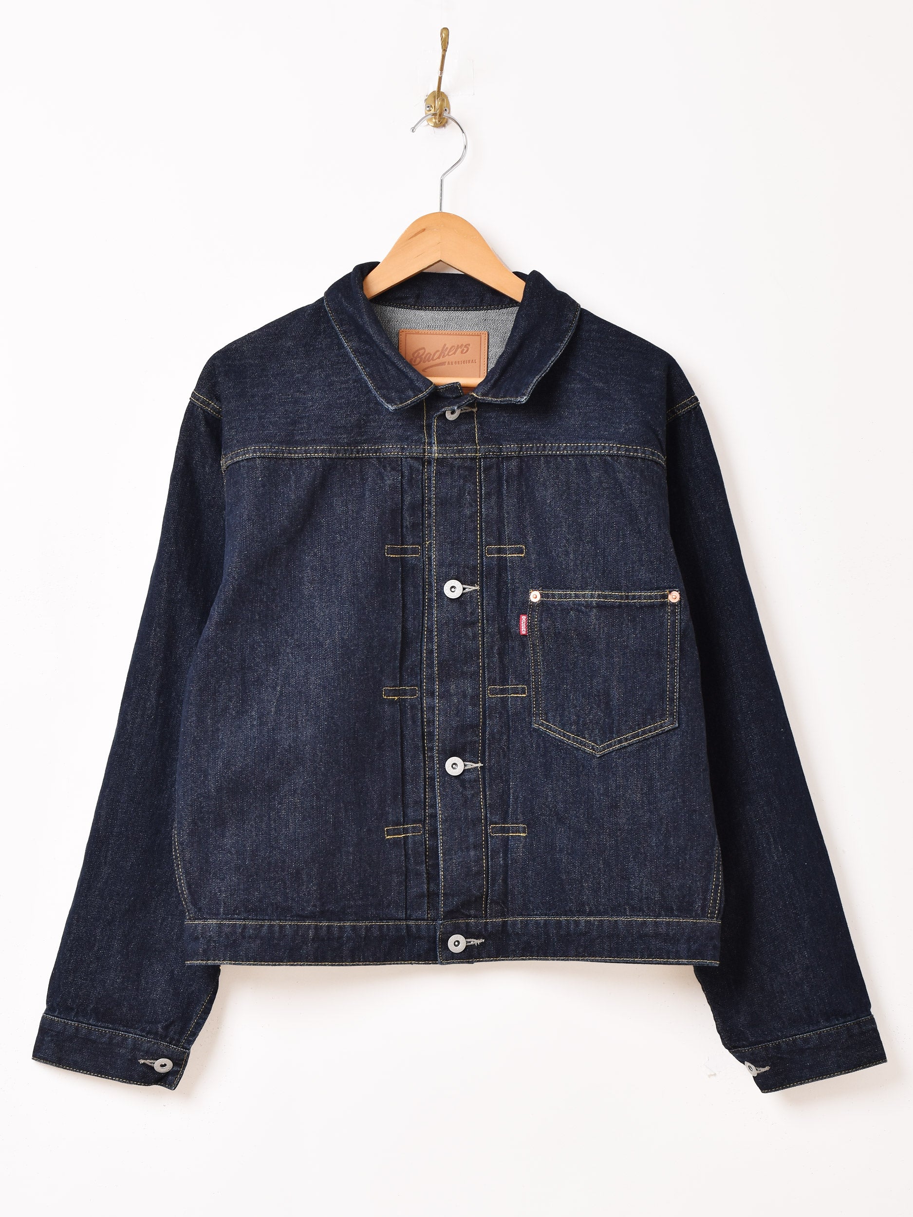 48美品　Ozz On パンク　デニム　ジャケット B03_7875_96161812-633e-47de-