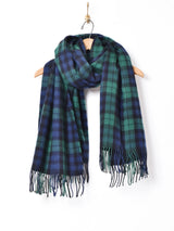 【15色展開】大判 チェック柄ストール