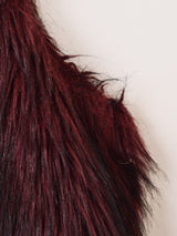 ミックス フェイクファーベスト