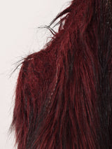 ミックス フェイクファーベスト