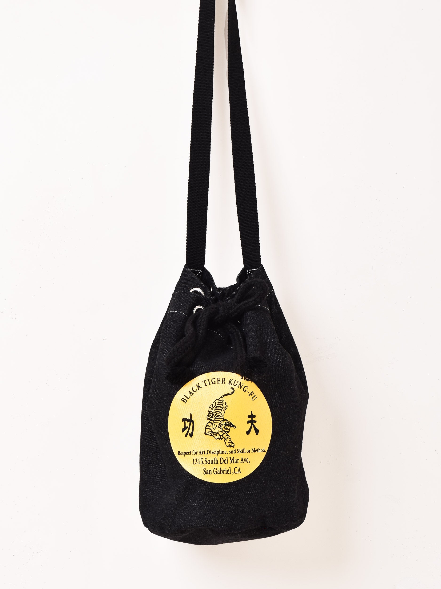 巾着 バッグ「BLACK TIGER KUNG-FU」 – 古着屋Top of the Hillのネット