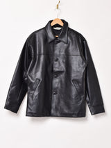 Backers フェイクレザーコート