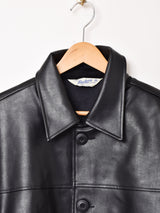 Backers フェイクレザーコート