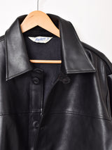 Backers フェイクレザーコート